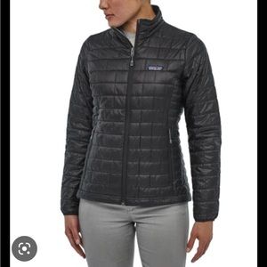 Black Womens Nanopuff Jacket. M